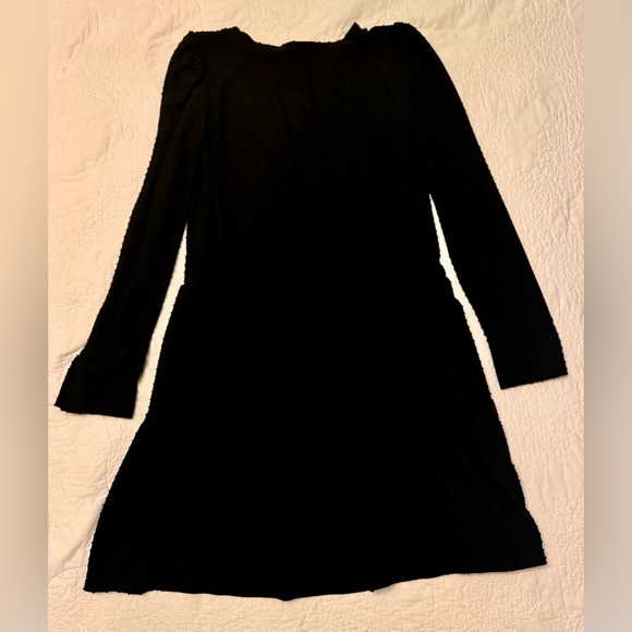 Lilly Pulitzer Black Onyx Arlette Cozy Knit Swiss Dot Mini Dress - Picture 6 of 6